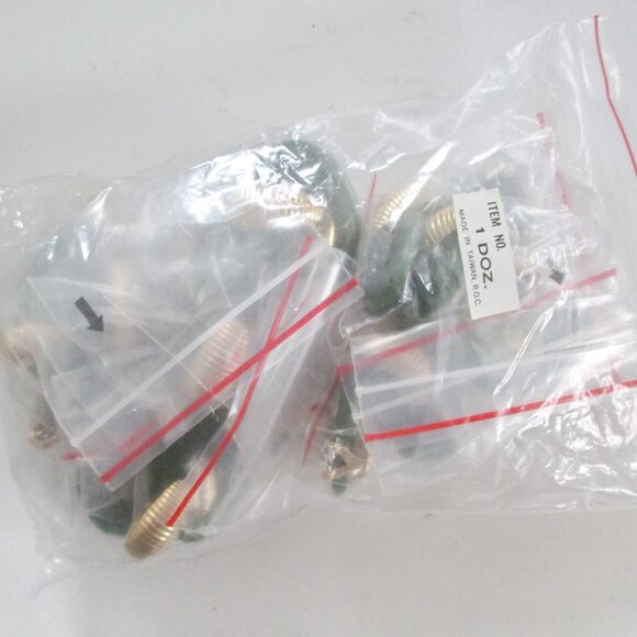 Wholesale lot 12 pairs of Jade Door Knocker Earrings - Picture 4 of 4